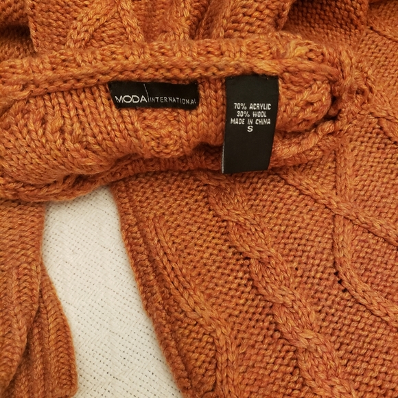 Moda International Sweater Dress GUC Size S - Picture 3 of 6